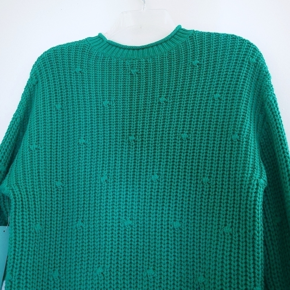 Abound Green Lake Ribbed Knit Doleman Sleeve Sweater - Picture 4 of 14